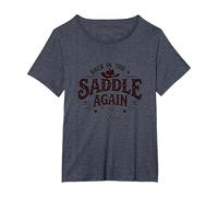 Questo è Il Mio Secondo Rodeo di Nuovo in Sella Maglietta, Donna Plus-Size, Pervinca, 1X
