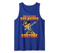 Questo è Il Mio Spaventoso Bus Driver Costume Divertente Halloween Canotta, Uomo, Blu Reale, M