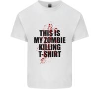 Questo È Il Mio T-Shirt Per Bambini Zombie Killing Di Halloween Horror