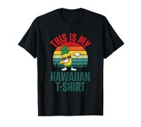 Questo è Il Mio Vento Tropicale dal Design retrò Estivo Hawaiano Maglietta