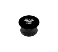 questo è il mio viso tutto è bello Sarcastico Umorismo PopSockets PopGrip Adesivo