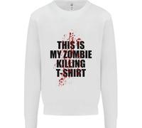 Questo È Il Mio Zombie Killing Halloween Horror Uomo Sweatshirt Jumper