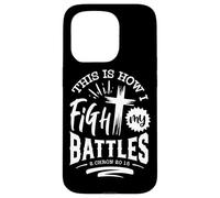 Questo è il modo in cui combatto le mie battaglie 2 Chron 20 15 Custodia per iPhone 15 Pro