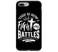 Questo è il modo in cui combatto le mie battaglie 2 Chron 20 15 Custodia per iPhone 7 Plus/8 Plus