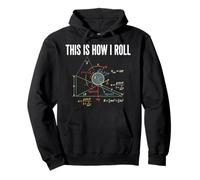 Questo è Il Modo in Cui Lancio Formula Fisica Insegnante di scienze Matematica Nerd Felpa con Cappuccio