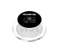 Questo è il modo in cui lancio formula fisica Insegnante di scienze Matematica Nerd PopSockets PopGrip per MagSafe