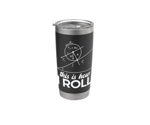 Questo è il modo in cui rotolo matematica formula geometria insegnante matematica amante Bicchiere termico in acciaio inox doppia parete