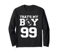 Questo è Il Numero di Calcio del Mio Ragazzo #99 Maglia a Manica
