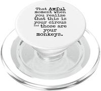 Questo È Il Tuo Circo, Quelli Sono I Tuoi Scimmie, Caos Sul PopSockets PopGrip per MagSafe