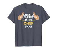 Questo é l'aspetto di Un Chef Figo! Maglietta, Uomo, Pervinca, M