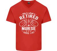 Questo È L'Aspetto Di Un Infermiere In Pensione Maglietta In Cotone A V