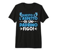 Questo è l'aspetto di Un Padrino Figo Miglior del Mondo Maglietta Premium