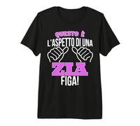 Questo È L'ASPETTO di Una Zia Figa Maglietta Premium