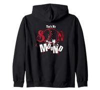 Questo è Mio Figlio sul Baseball Tumulo Felpa con Cappuccio