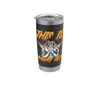 Questo è Muay Tea Kickboxing Fighter Combat Love Muay Thai Bicchiere termico in acciaio inox doppia parete