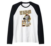 Questo è Quanto Dura la mia tolleranza per Le Persone Meme Rasta Maglia con Maniche Raglan