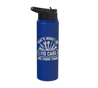 Questo è quello che faccio aggiusto le auto e so cose - Car Guy Stainless Steel Insulated Water Bottle