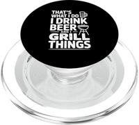 Questo è quello che faccio Bevo Birra E Grill Cose PopSockets PopGrip per MagSafe
