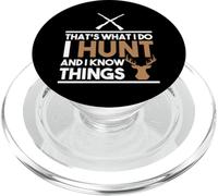 Questo è quello che faccio, caccia e so cosa caccio PopSockets PopGrip per MagSafe
