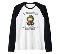 Questo È Quello Che Faccio: Coltivo E Conosco Le Cose. Maglia con Maniche Raglan