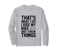 Questo è Quello Che Faccio Guido la mia Bici e so Cose Maglia a Manica