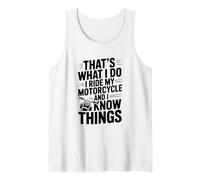 Questo è Quello Che Faccio Guido la mia Moto e so Cose Canotta