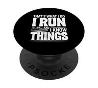 Questo è quello che faccio io corro e so cose divertenti PopSockets PopGrip Adesivo