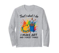 Questo è quello che faccio io faccio arte e dimentico le cose artista cervello Maglia a Manica