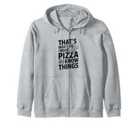 Questo è Quello Che Faccio io Faccio la Pizza e so Cose Felpa con Cappuccio