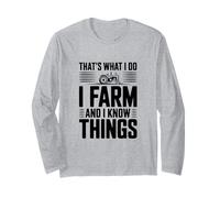Questo è Quello Che Faccio io Fattoria e so Cose Maglia a Manica