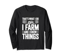 Questo è Quello Che Faccio io Fattoria e so Cose Maglia a Manica