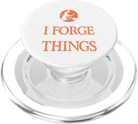Questo è quello che faccio io forge & I Know Things Ironworker Present PopSockets PopGrip per MagSafe