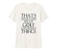 Questo è Quello Che Faccio io Gioco Giocatore di Golf Divertente Golfista Maglietta Premium