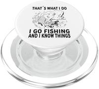 Questo è quello che faccio io vado a pescare, pesca divertente PopSockets PopGrip per MagSafe