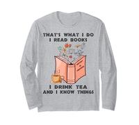 Questo è quello che faccio Leggo libri Bevo tè e so cose Maglia a Manica