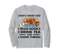 Questo è quello che faccio Leggo libri Bevo tè e so cose Maglia a Manica