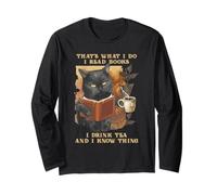 Questo è Quello Che Faccio leggo Libro Bevo tè e so Cose Maglia a Manica