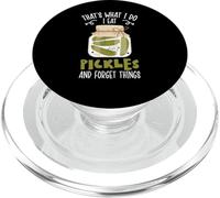 Questo è quello che faccio Mangio sottaceti e dimentico le cose Cucumber Pi PopSockets PopGrip per MagSafe