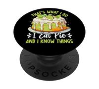 Questo è quello che faccio mangio torta e so cose chiave Lime Pie PopSockets PopGrip Adesivo