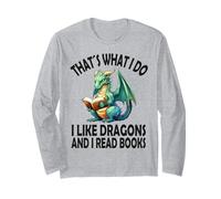 Questo è Quello Che Faccio Mi Piace Dragons e leggo Libri, Drago Maglia a Manica