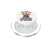 Questo è quello che faccio mi piace Dragons e leggo Libri, Drago PopSockets PopGrip per MagSafe