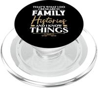 Questo è quello che faccio ricerca storie familiari e so cose PopSockets PopGrip per MagSafe