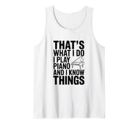 Questo è Quello Che Faccio, Suono Il Pianoforte e so Cose Canotta