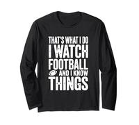 Questo è Quello Che guardo Il Calcio e so Cose Maglia a Manica