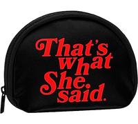 Questo è quello che ha detto donne e ragazze carino moda portamonete portafoglio borsa cambio portachiavi
