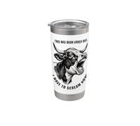 Questo è stato adorabile, ma devo urlare ora mucca di giovenca Bicchiere termico in acciaio inox doppia parete