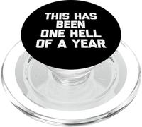 Questo è stato un inferno di un anno - Divertente detto sarcastico PopSockets PopGrip per MagSafe