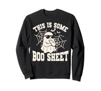 Questo è Un Foglio Boo Sheet Skeleton Ghost Witch Horror Halloween Felpa