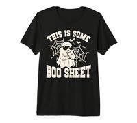 Questo è Un Foglio Boo Sheet Skeleton Ghost Witch Horror Halloween Maglietta Premium