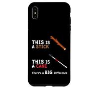 Questo è un giorno di sensibilizzazione della canna bianca con grande differenza Custodia per iPhone XS Max